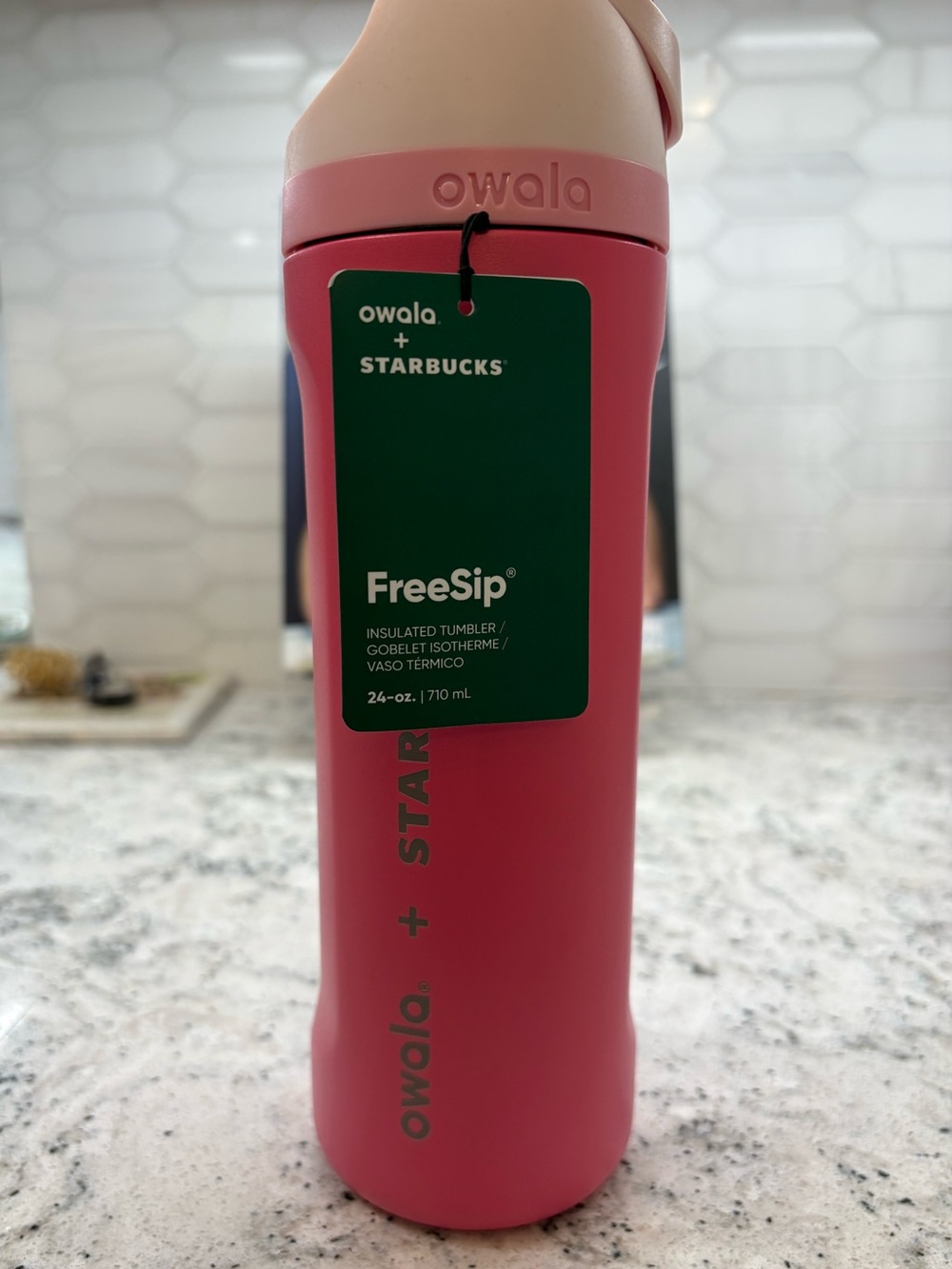 NWT. Starbucks X Owala 2026 Pink Drink Stainless Steel Water Bottle Tumbler. NEW